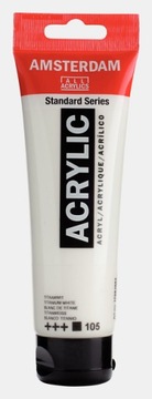 Farba Akrylowa Amsterdam 120ml 105 Titanium White