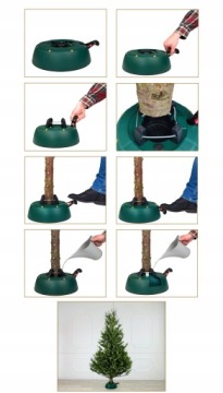 ПОДСТАВКА ДЛЯ ЕЛКИ САМОЗАЖИМНАЯ БОЛЬШАЯ ДЛЯ ЖИВОЙ ЕЛКИ ДО 2 М