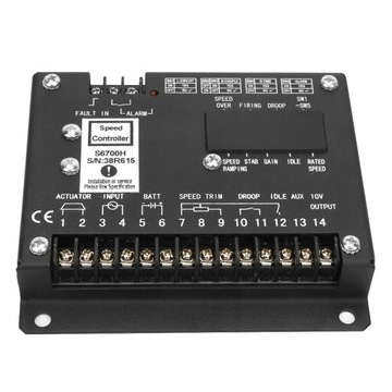 S6700H kontroler prędkości elektroniczny panel