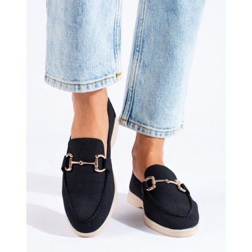 Замшевые туфли, черные, R:36