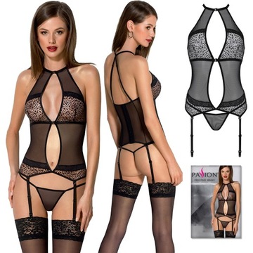 Passion Satara seksowny gorset koronkowy XXL/XXXL