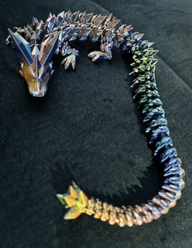 3D-принт шарнирного дракона - CRYSTAL Mistic XL