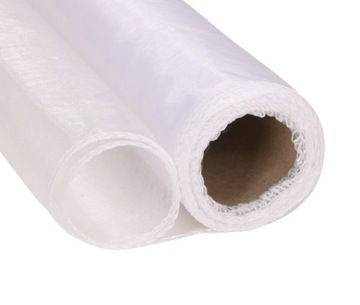 Organza na rolce tkanina biała Ślub Komunia 40cm