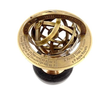 КОЛЬЦО АСТРОЛАБИЙ ЛАТУННЫЙ КАМЕНЬ ПОДАРОК
