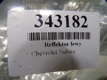CHEVROLET NUBIRA II SVĚTLOMET LEVÝ PŘEDNÍ SVĚTLO