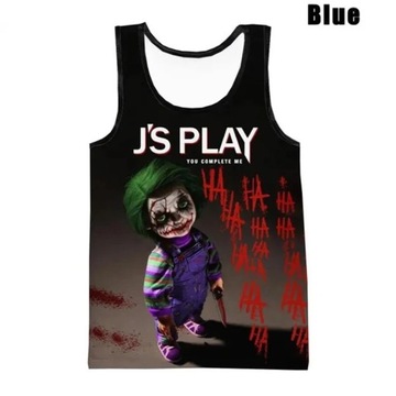 Koszulka bez rękawów 3D Print Anime Chucky Tank