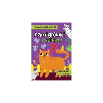 Przedszkolak potrafi. Łamigłówki z kotkiem