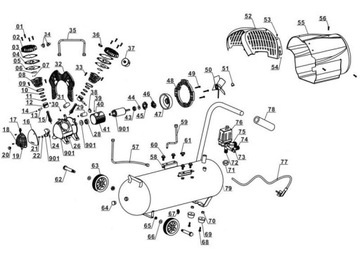 Компрессорный цилиндр Einhell Parkside PKO 400 A