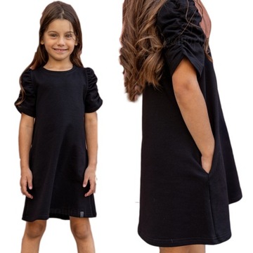 All For Kids CZARNA SUKIENKA galowa 116 122 NEW!!