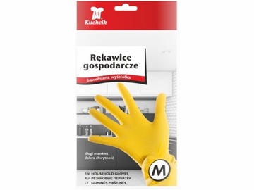 RĘKAWICE RĘKAWICZKI DOMOWE GUMOWE GOSPODARCZE - M