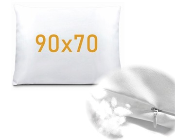 Duża Poduszka do spania 70x90cm oparcie z regulacją twardości 90x70 REMshop