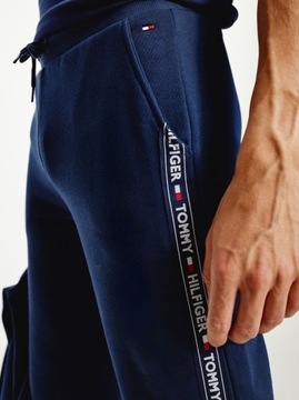 TOMMY HILFIGER SPODNIE MĘSKIE DRESOWE NAVY r.L