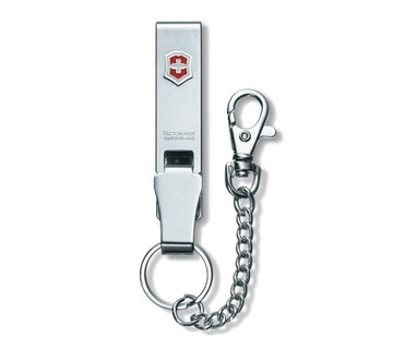 VICTORINOX - Metalowa zawieszka z łańcuszkiem
