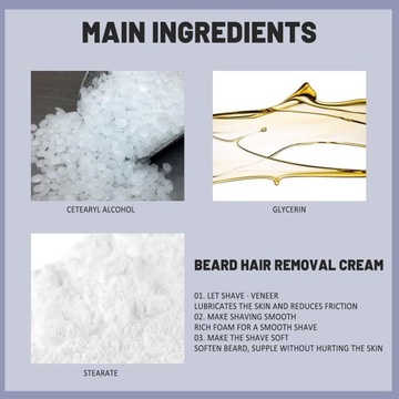 Крем для депиляции ног, рук, подмышек для мужчин, 60 мл