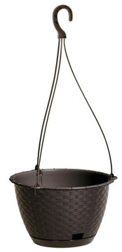 Doniczka wisząca Ratolla Round DRLW240 umbra Prosp
