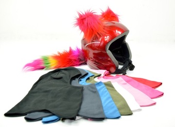 Чехол, украшение на шлем - Шапка с рогами быка.