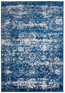 DYWAN niebieski HIT! VINTAGE PRZECIERANY 120X170