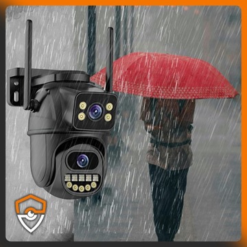 Двойная камера Wi -Fi Smart Rotary Smart 8mpx Ultrahd Zoom Application