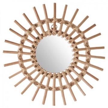 LUSTRO RATTAN 30cm BOHO DEKORACYJNE