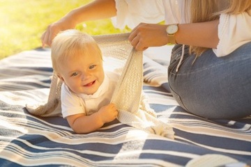 БАМБУКОВОЕ ОДЕЯЛО 100% 100Х80СМ СИНИЙ