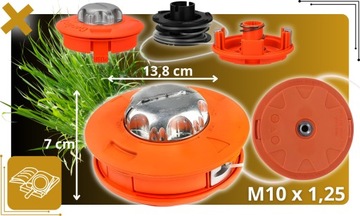 АВТОМАТИЧЕСКАЯ СТРИММЕРНАЯ ГОЛОВКА ДЛЯ БЕНЗИНОВОЙ ЩЕТКИ BRIVER И БЕНЗИНОВОЙ BRIZZINTER