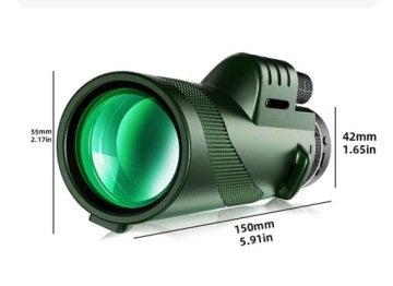 БИНОКЛЯРНАЯ ОБЪЕКТИВА SURVIVAL MONOCULAR 80X100