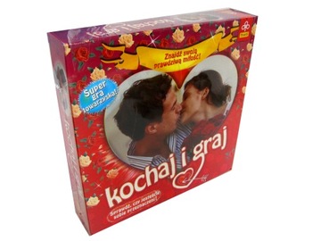 GRA TOWARZYSKA KOCHAJ I GRAJ karty PLANSZA serce