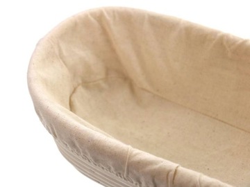 Корзина для расстойки хлеба из ротанга, 32 см, овальная MPL