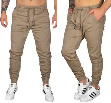 JOGGERY MĘSKIE SPODNIE SCIĄGACZE JAKOŚĆ