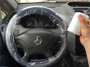 МИНИ РЭП СТРЕТЧ ФОЛЬГА, бесцветная, 10 см, 0,3 кг