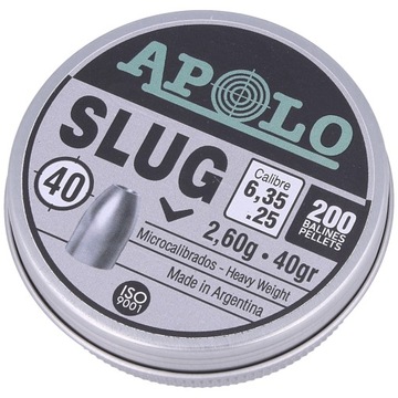 Śrut Apolo Slug 40gr 6.35mm, 200szt (E19304)