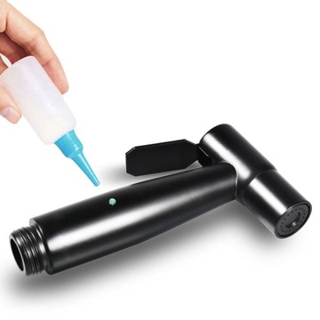 Ручной душевой набор для биде и унитаза, черный