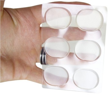 САМОКЛЕЯЩИЕСЯ ГЕЛЕВЫЕ ЗАПЛАТЫ ДЛЯ ОБУВИ ОТ ЦАРАПИН 6 шт.