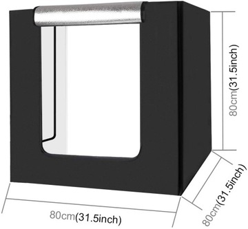 PULUZ PU5080 БЕЗТЕННАЯ ТЕНТА 80x80см LED 5500K