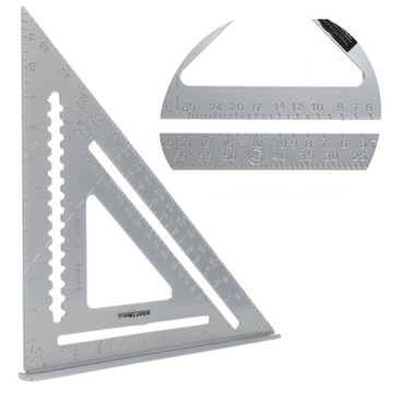 UNIWERSALNY KĄTOWNIK ALUMINIOWY STOLARSKI CIESIELSKI DEKARSKI 12