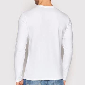 Guess pánske tričko longsleeve biele logo M2YI28J1311 XL