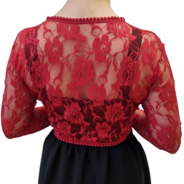 ПОЛУКРУГЛЫЕ БАЛЕРО, КРУЖЕВНЫЕ, СВАДЕБНЫЕ 42/44