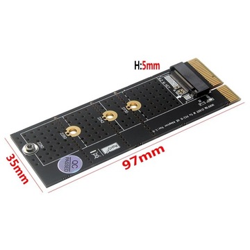 Karta adaptera High M.2 Key ME 4x SSD