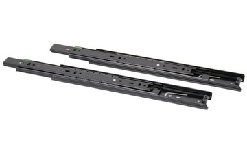 Prowadnica kulkowa SEVROLL do szuflad pełny wysuw 450 mm czarna udźwig 30kg