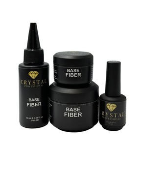 Baza Hybrydowa Fibrowa CRYSTAL PROFESSIONAL Base Fiber 15ml w słoiku