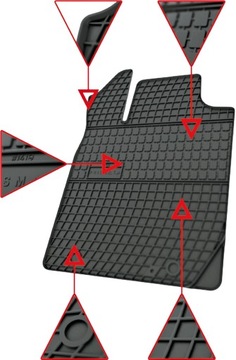 Коврики резиновые для TOYOTA AVENSIS T27 2009-2018 гг.