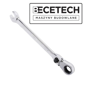 KLUCZ PŁASKO-OCZKOWY Z GRZECHOTKĄ SATA 46808 15mm