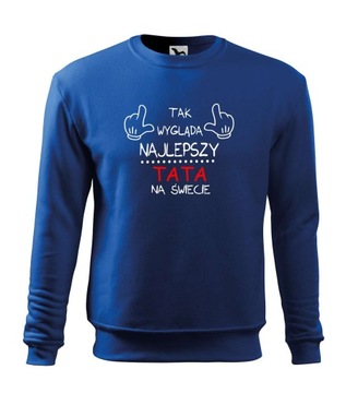 Bluza najlepszy tata męska/unisex