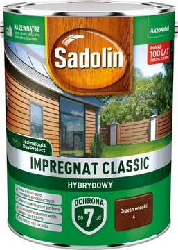 Sadolin Classic Hybrydowy Orzech Włoski 4 4,5L