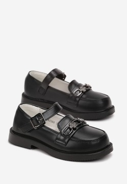 Born2Be Czarne Półbuty 27 Ekoskóra Casual
