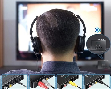 NFC BLUETOOTH 5,0 TRANSMITER ADAPTER AUDIO, ADAPTER BLUETOOTH SYSTEM STEREO