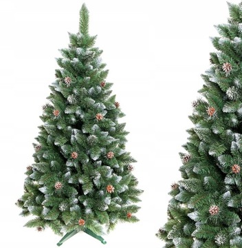 CHOINKA SZTUCZNA SOSNA DIAMENTOWA GĘSTA 220 cm