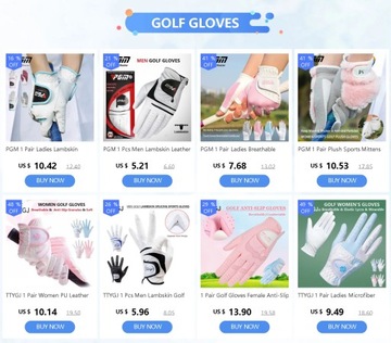 TTYGJ 1 пара женских перчаток для гольфа с противоскользящими гранулами