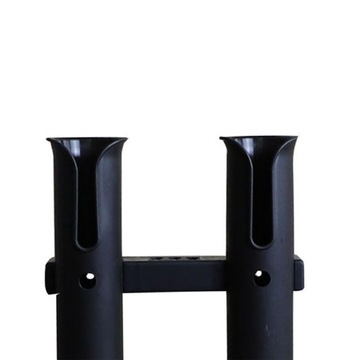 Держатель для удочки на 2 лески, рыболовные снасти, черный