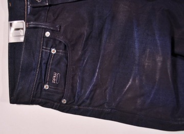 G-STAR spodnie TAPERED regular NAVY jeans RAW _ W34 L32